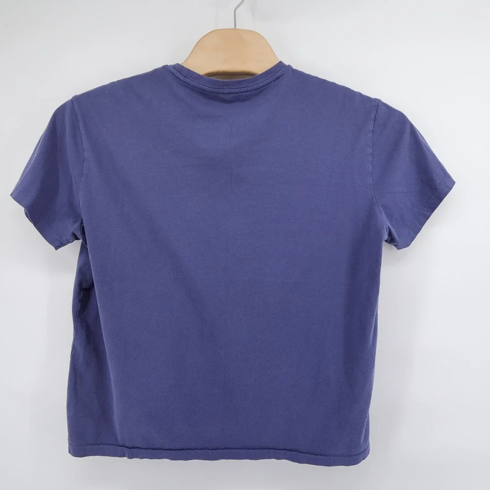Polo Ralph Lauren Pony Logo T-Shirt Blue-Purple Short Sleeve Mens M